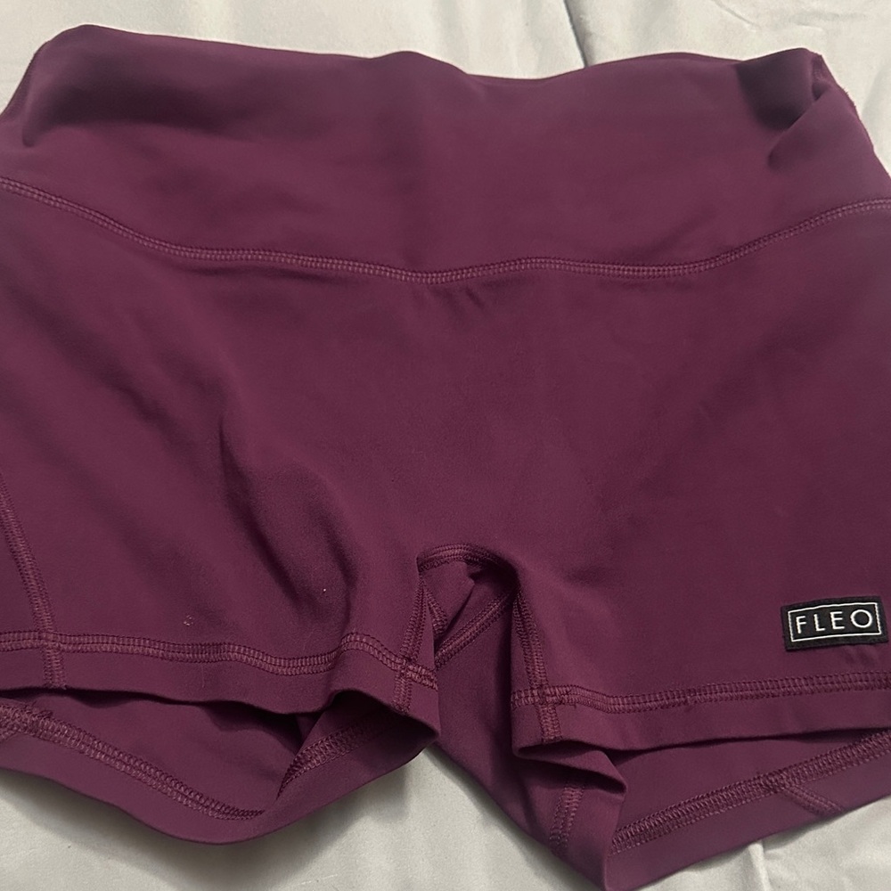 Fleo Women's Deep Purple Athletic Shorts